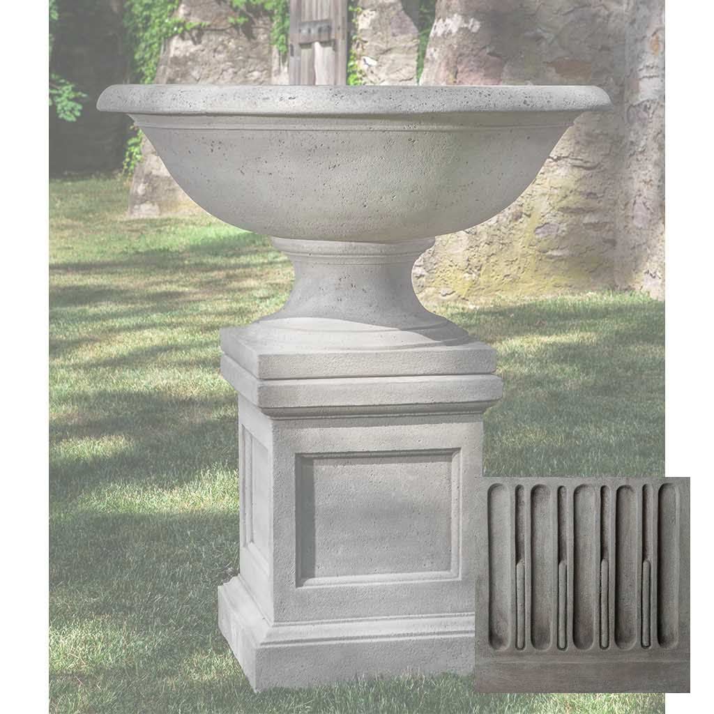 Campania Monteros Urn w/ St. Louis Pedestal - PPD-711