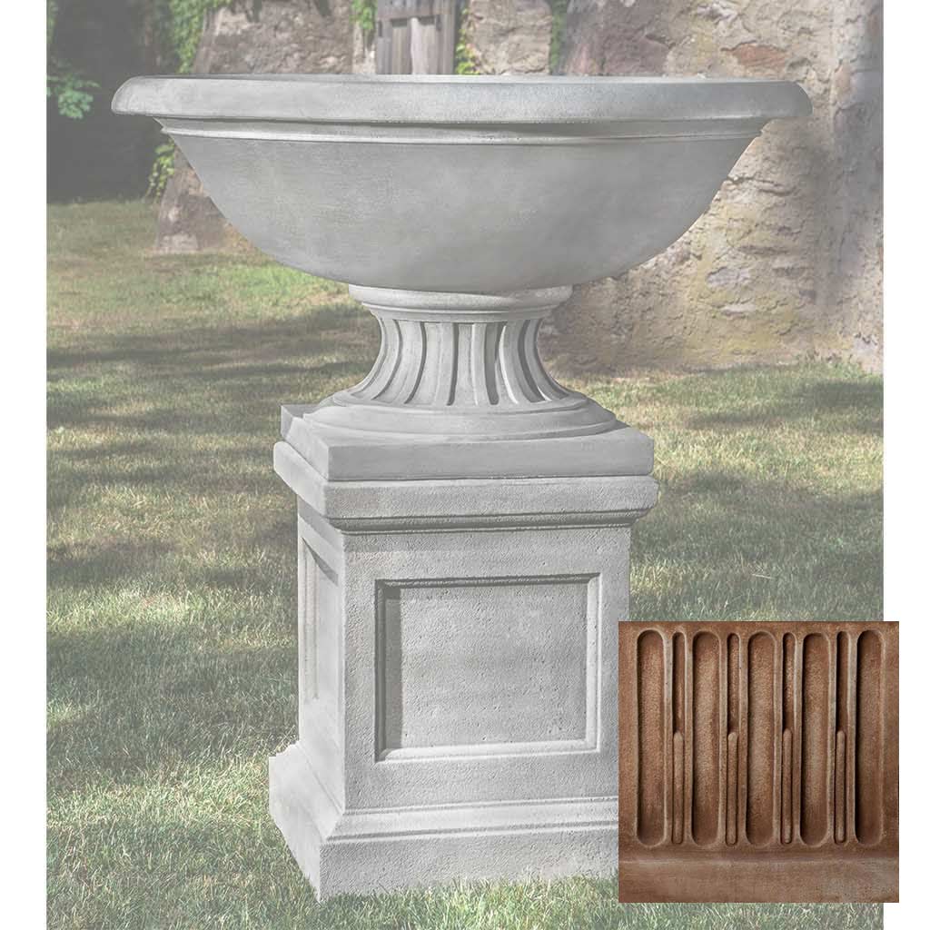 Campania Fonthill Urn w/ St. Louis Pedestal - PPD-712