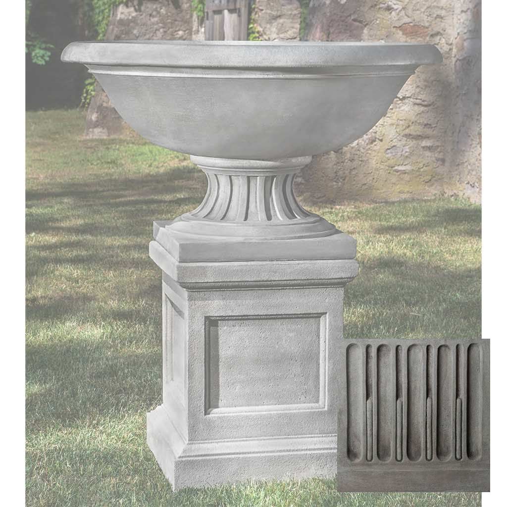 Campania Fonthill Urn w/ St. Louis Pedestal - PPD-712