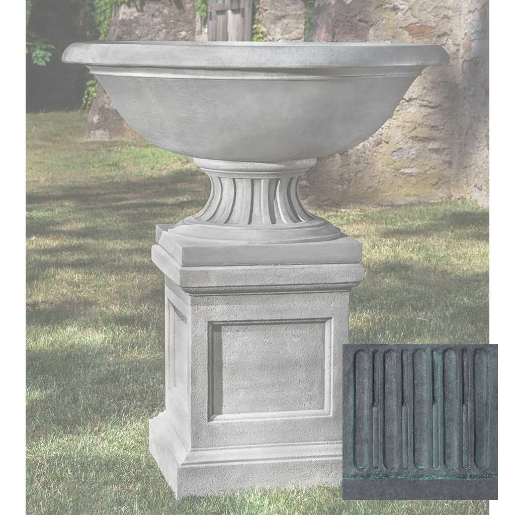 Campania Fonthill Urn w/ St. Louis Pedestal - PPD-712