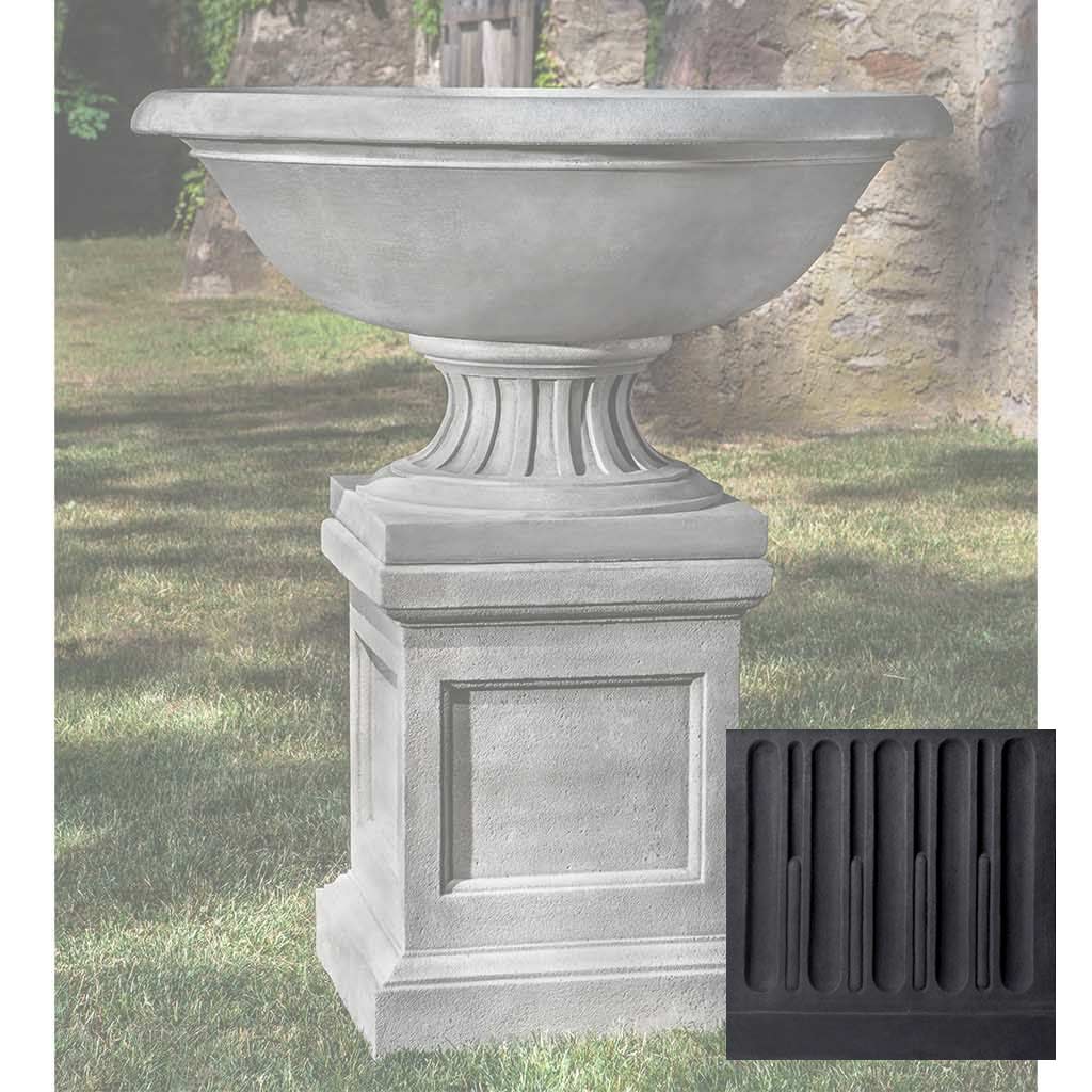 Campania Fonthill Urn w/ St. Louis Pedestal - PPD-712