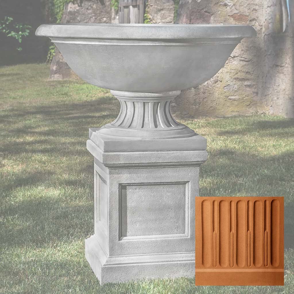 Campania Fonthill Urn w/ St. Louis Pedestal - PPD-712