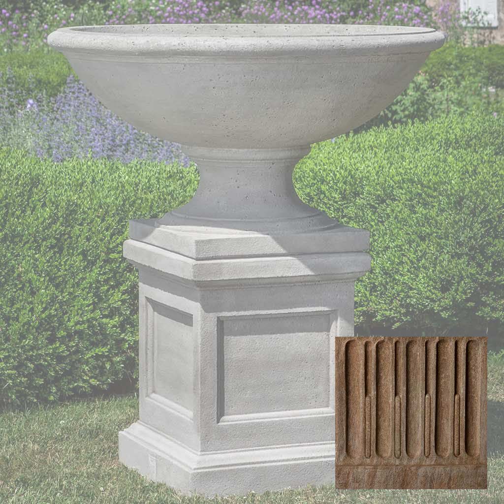 Campania Beauport Urn w/ St. Louis Pedestal - PPD-713