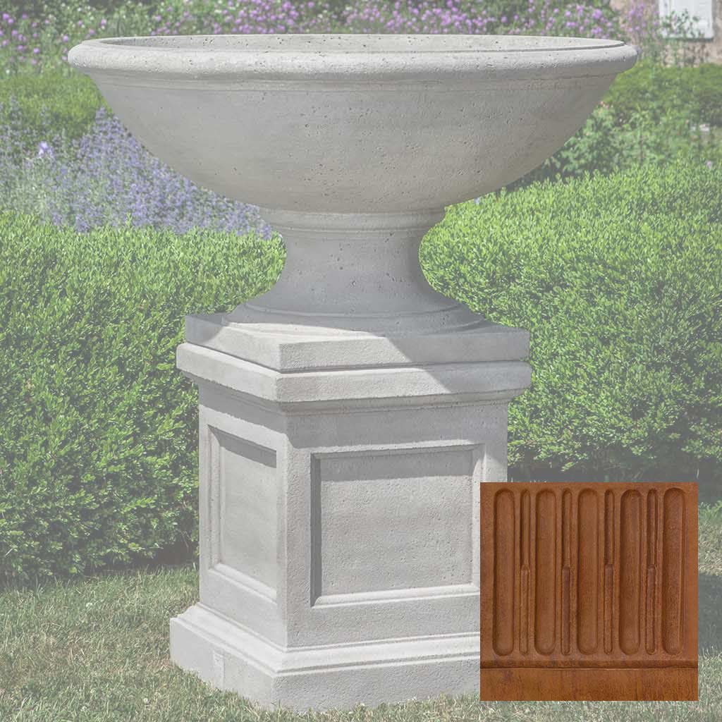 Campania Beauport Urn w/ St. Louis Pedestal - PPD-713