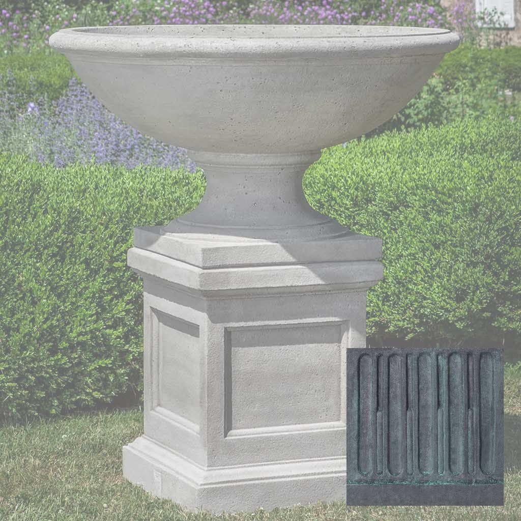 Campania Beauport Urn w/ St. Louis Pedestal - PPD-713