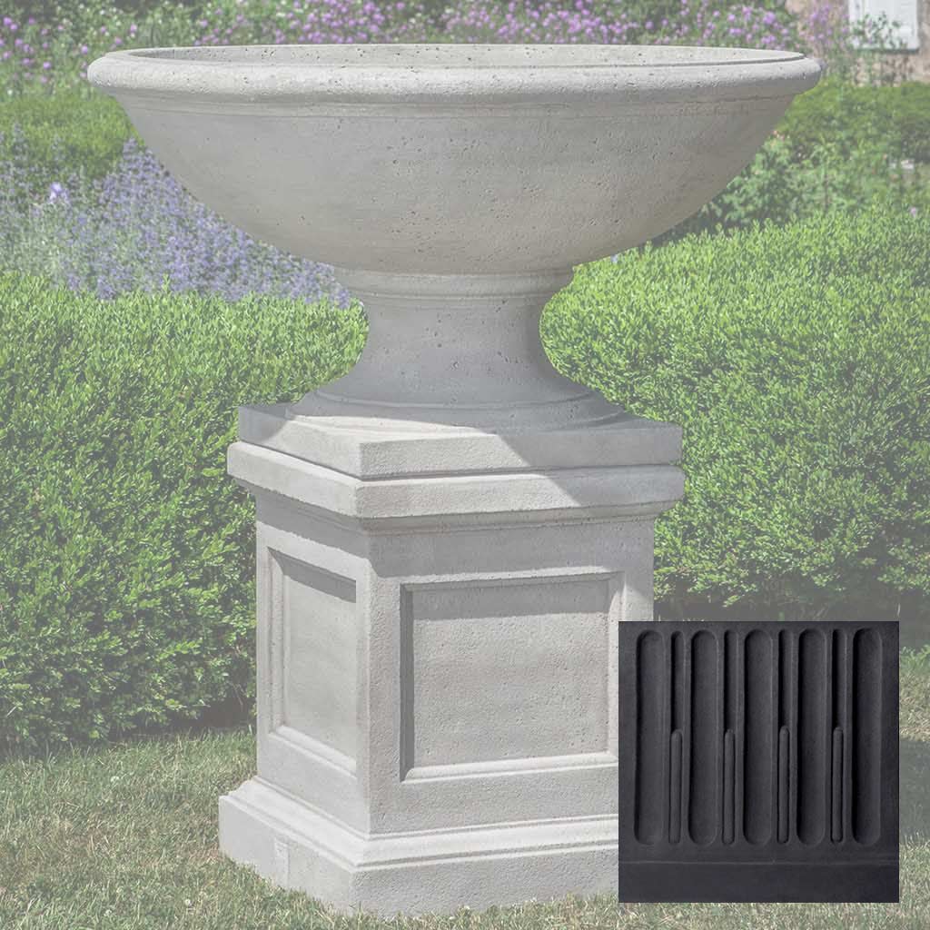 Campania Beauport Urn w/ St. Louis Pedestal - PPD-713
