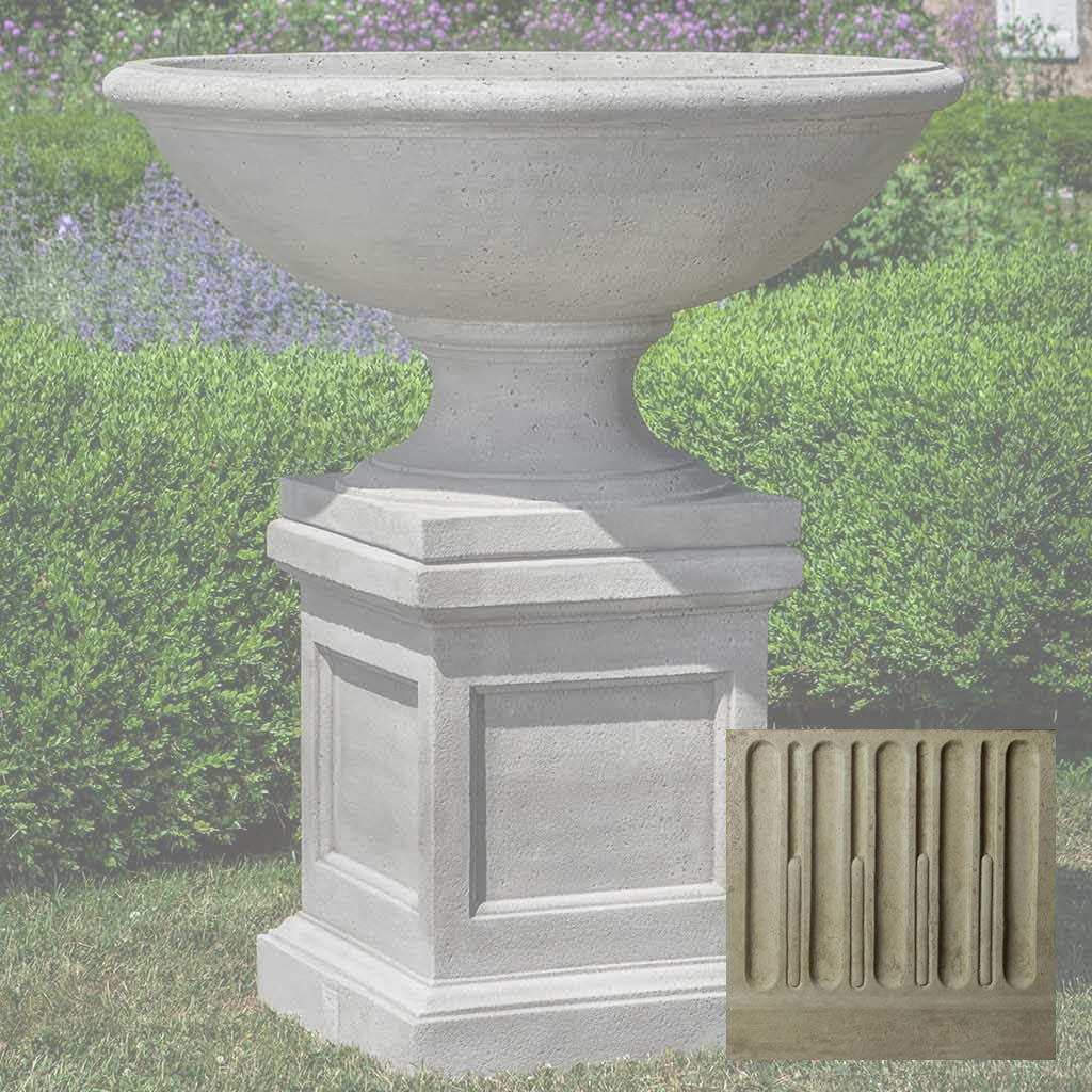 Campania Beauport Urn w/ St. Louis Pedestal - PPD-713