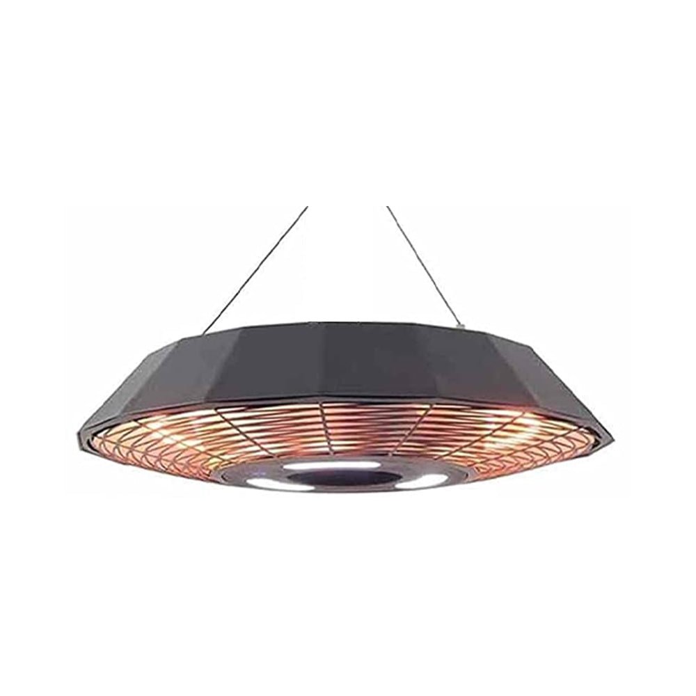 Premium 2000W Electric Outdoor Patio Hanging Infrared Heater With LED Light (97516842)