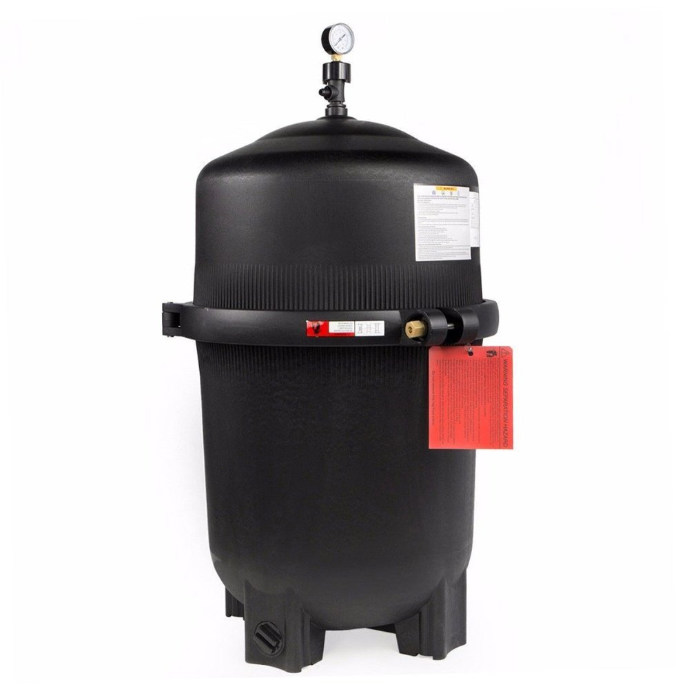 Premium 35,000 Gallon In-Ground Swimming Pool Cartridge W/ Built-In Pressure Gauge, 425 SF
