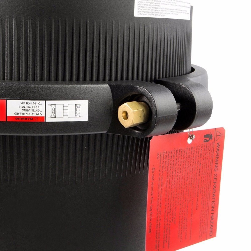 Premium 35,000 Gallon In-Ground Swimming Pool Cartridge W/ Built-In Pressure Gauge, 425 SF