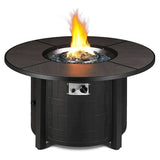 Premium 42" Outdoor Propane Patio Gas Fire Pit Coffee Table W/ Cover, 50K BTU