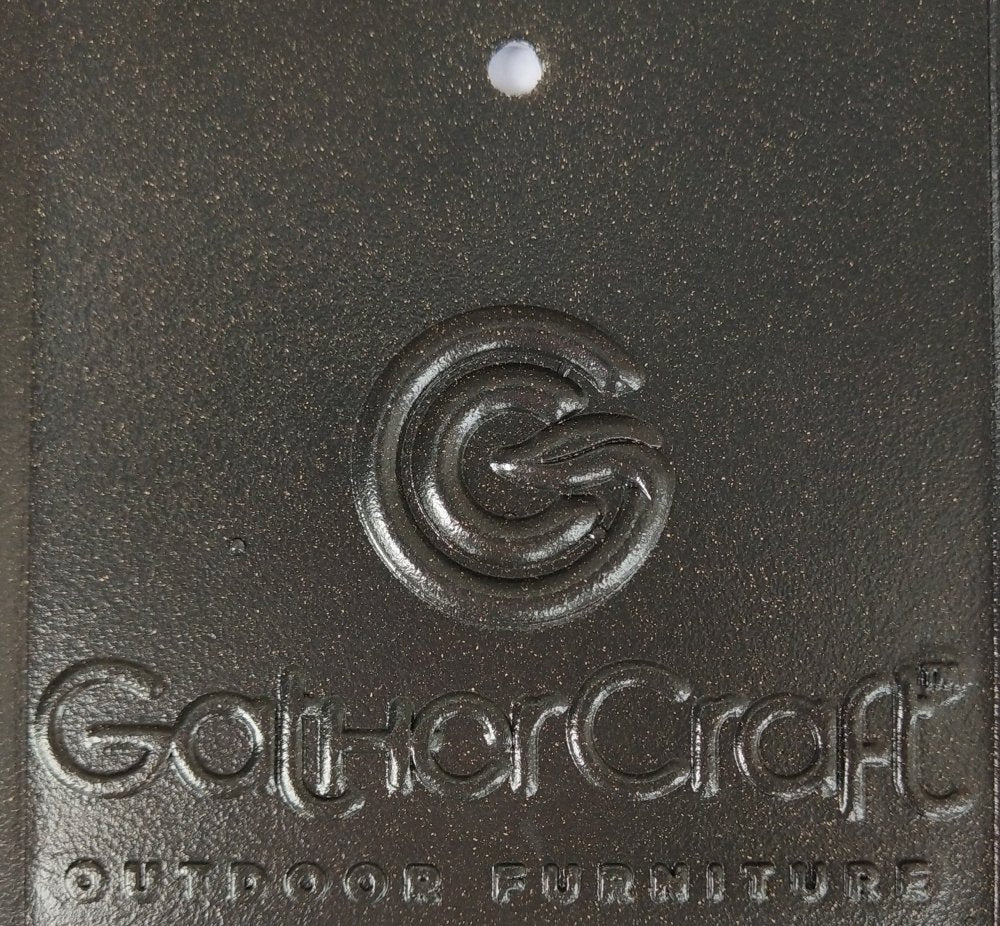 Premium 53" Round Espresso Brown Aluminum Propane Gas Fire Pit Table, 55K BTU (96423471)