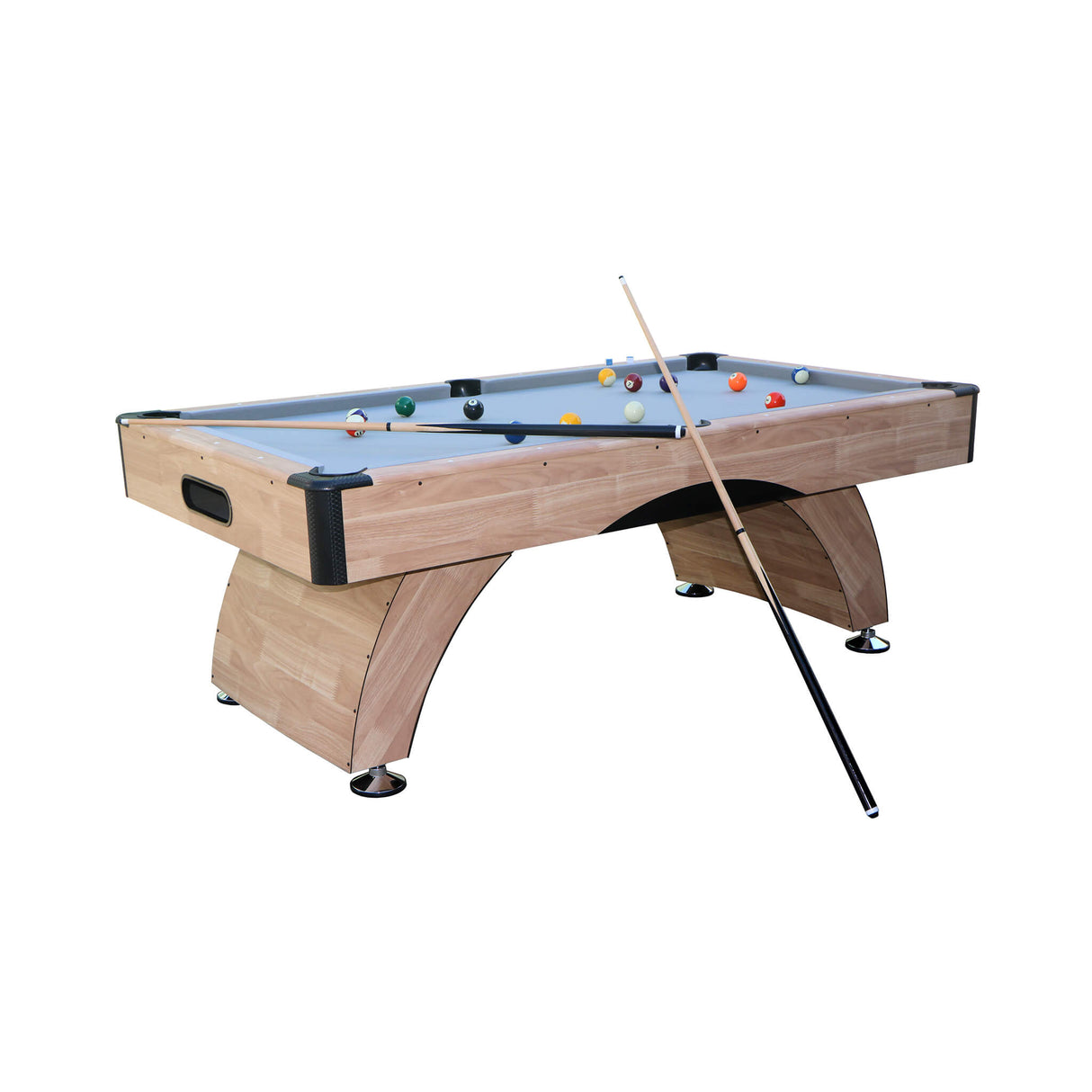 Premium Billiards Pool Wood Table for Home Game Rooms, 7FT