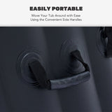 Premium Blow Up 6 Person Sauna Pool Hot Tub With 130 Jets, 7FT (97463510)