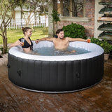 Premium Blow Up 6 Person Sauna Pool Hot Tub With 130 Jets, 7FT (97463510)