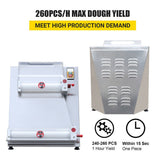Premium Electric Commercial Pizza Dough Roller Pastry Sheeter Press Machine, 16" (91483627)