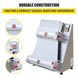 Premium Electric Commercial Pizza Dough Roller Pastry Sheeter Press Machine, 16" (91483627)
