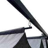 [10x13FT] Premium Outdoor Patio Retractable Pergola With Canopy (97201864)