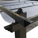 [10x13FT] Premium Outdoor Patio Retractable Pergola With Canopy (97201864)