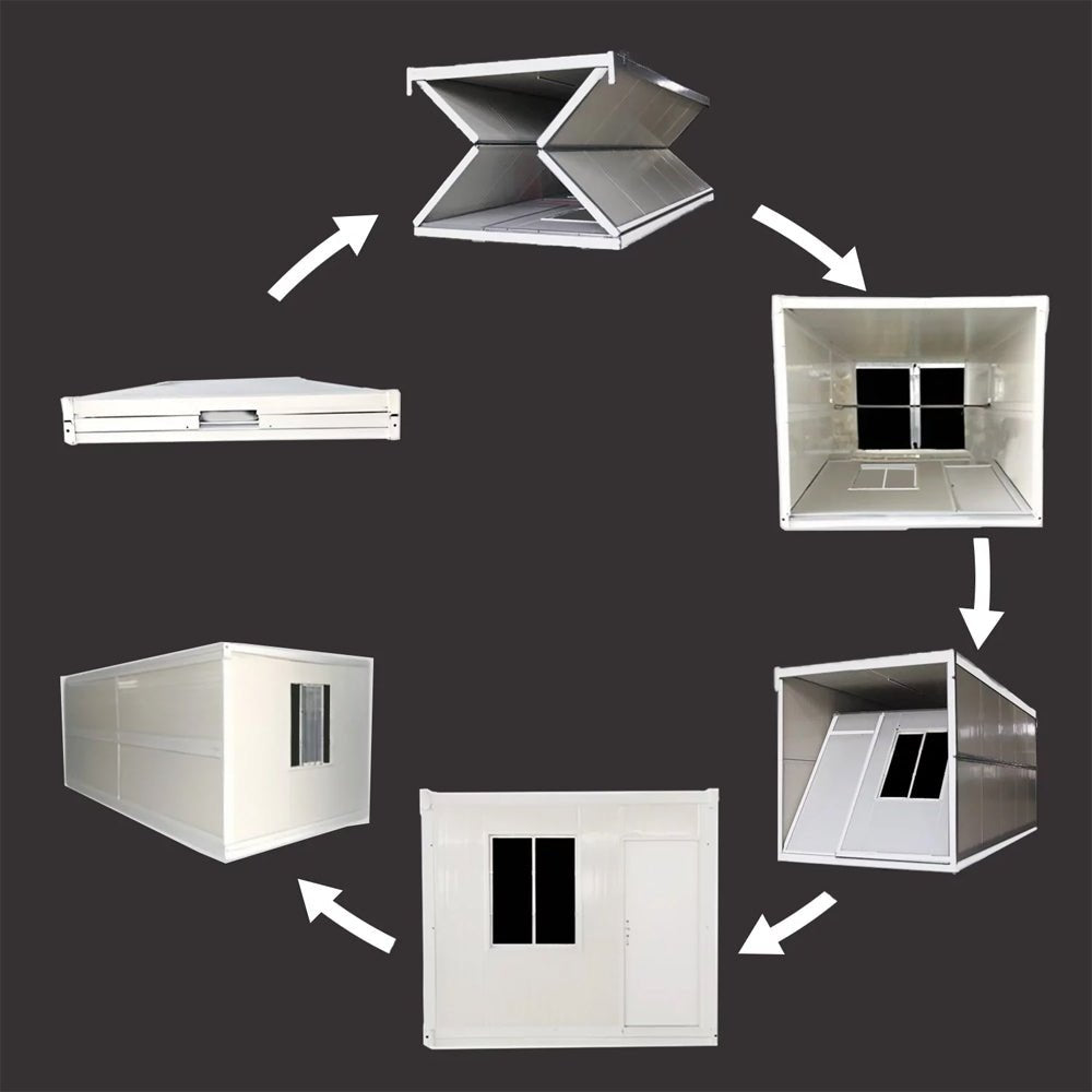 Premium Pre-Assembled Insulated Modular Tiny Mobile House W/ Lockable Door & Window, 20x8x8FT (97584613)