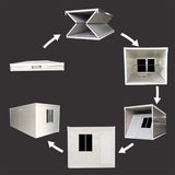 Premium Pre-Assembled Insulated Modular Tiny Mobile House W/ Lockable Door & Window, 20x8x8FT (97584613)