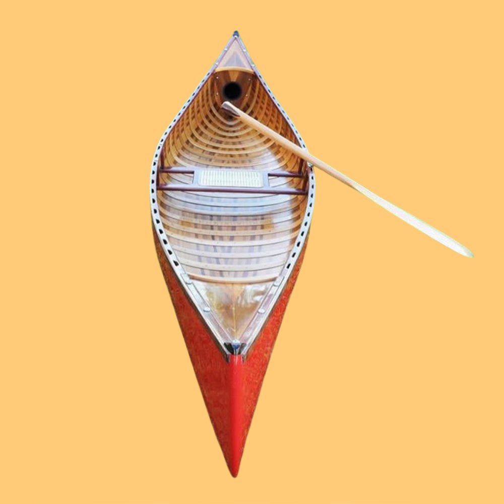 Premium Red Cedar Canoe With Ribs Curved Bow, 10FT (95261384)