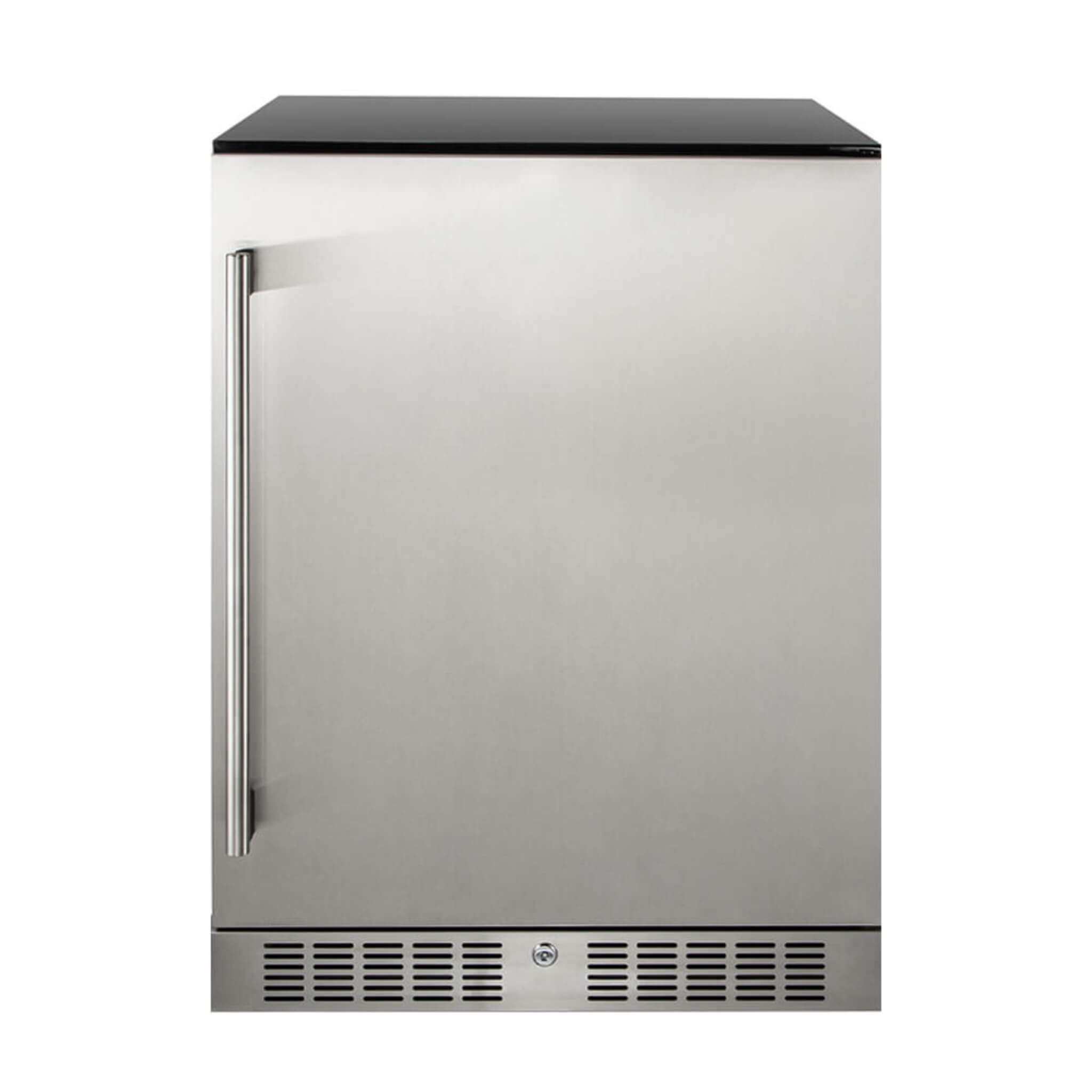 Premium Single Door Stainless Steel Built-In Wine Beverage Undercounter Refrigerator, 5.3 Cu.Ft.