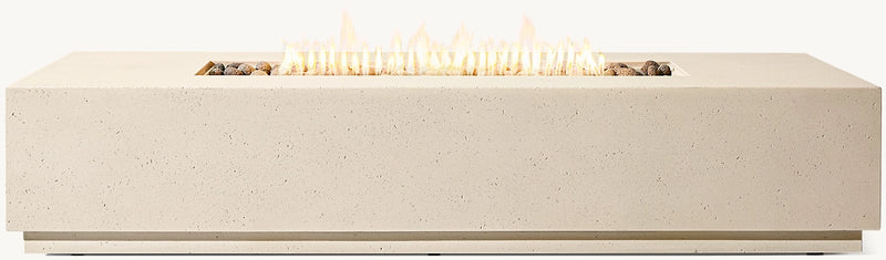 RH Orizaba Rectangular Fire Table