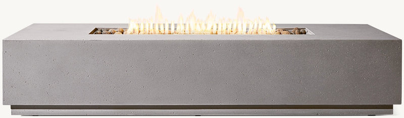 RH Orizaba Rectangular Fire Table