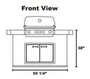 Lion Premium Grills Prominent Q BBQ Grill Island