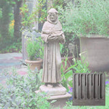 Campania St. Francis w/ Shell Garden Statue - R-024