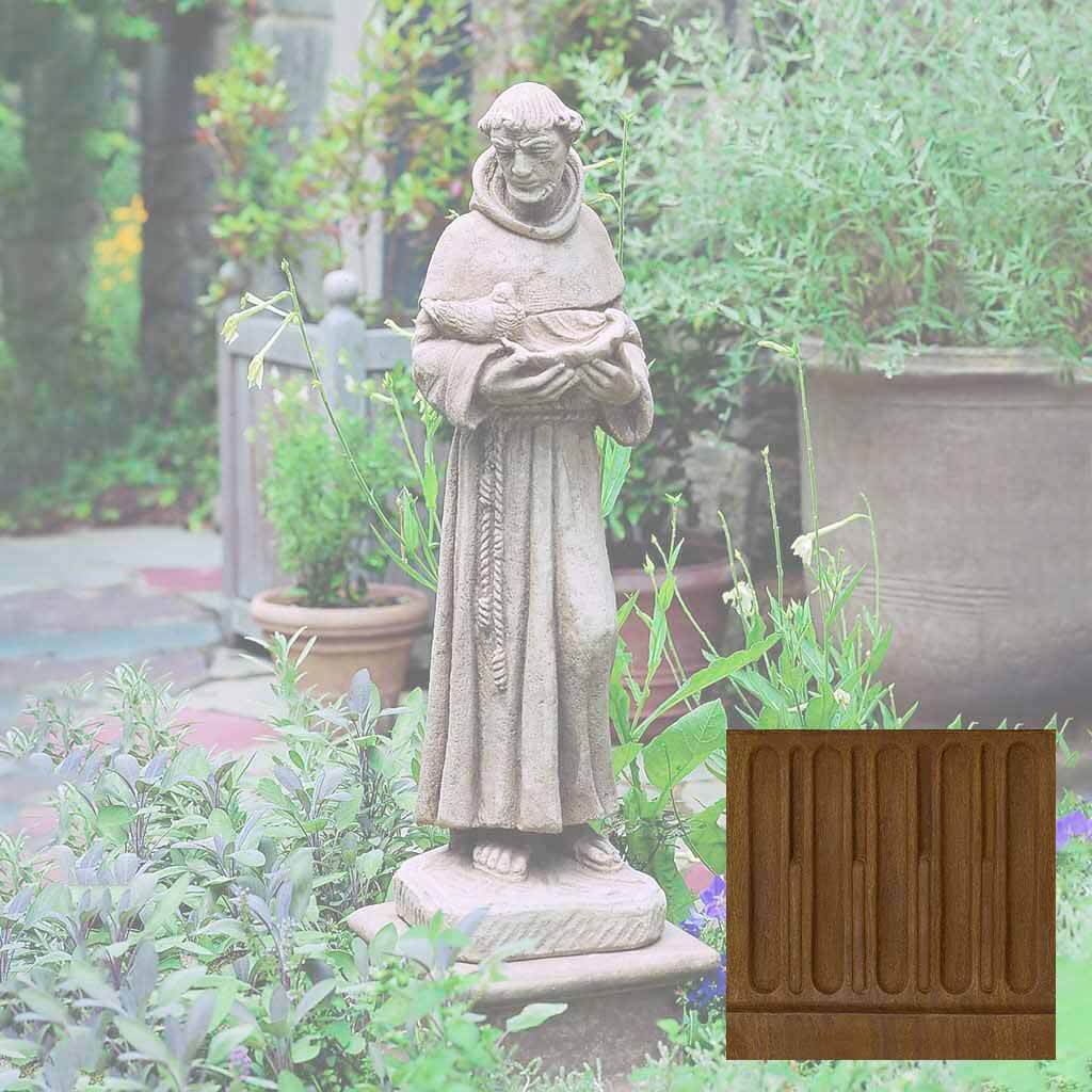 Campania St. Francis w/ Shell Garden Statue - R-024