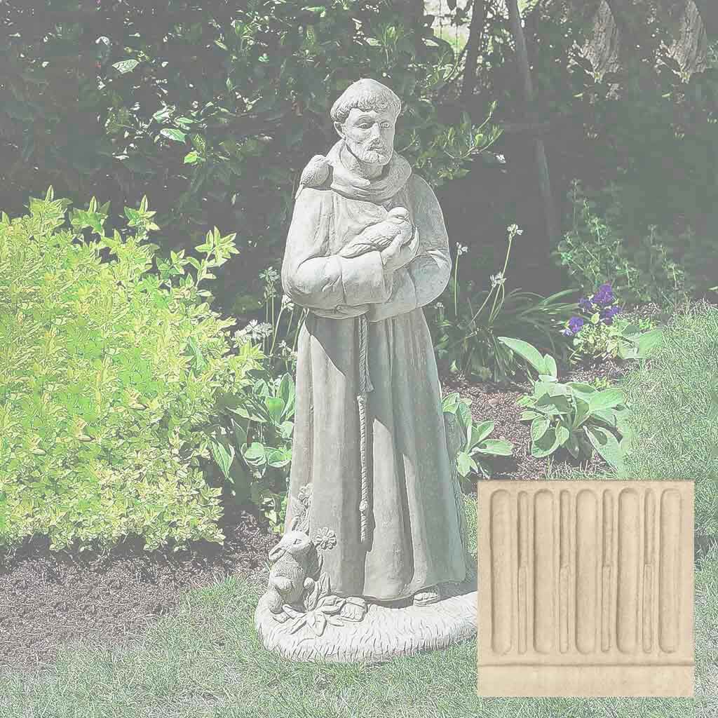Campania 36" St. Francis w/ Animals Garden Statue - R-027