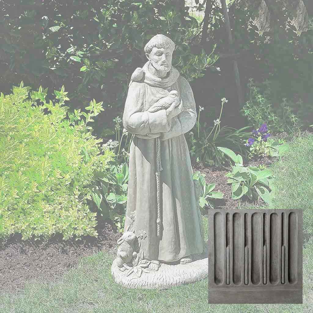 Campania 36" St. Francis w/ Animals Garden Statue - R-027