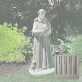Campania 36" St. Francis w/ Animals Garden Statue - R-027