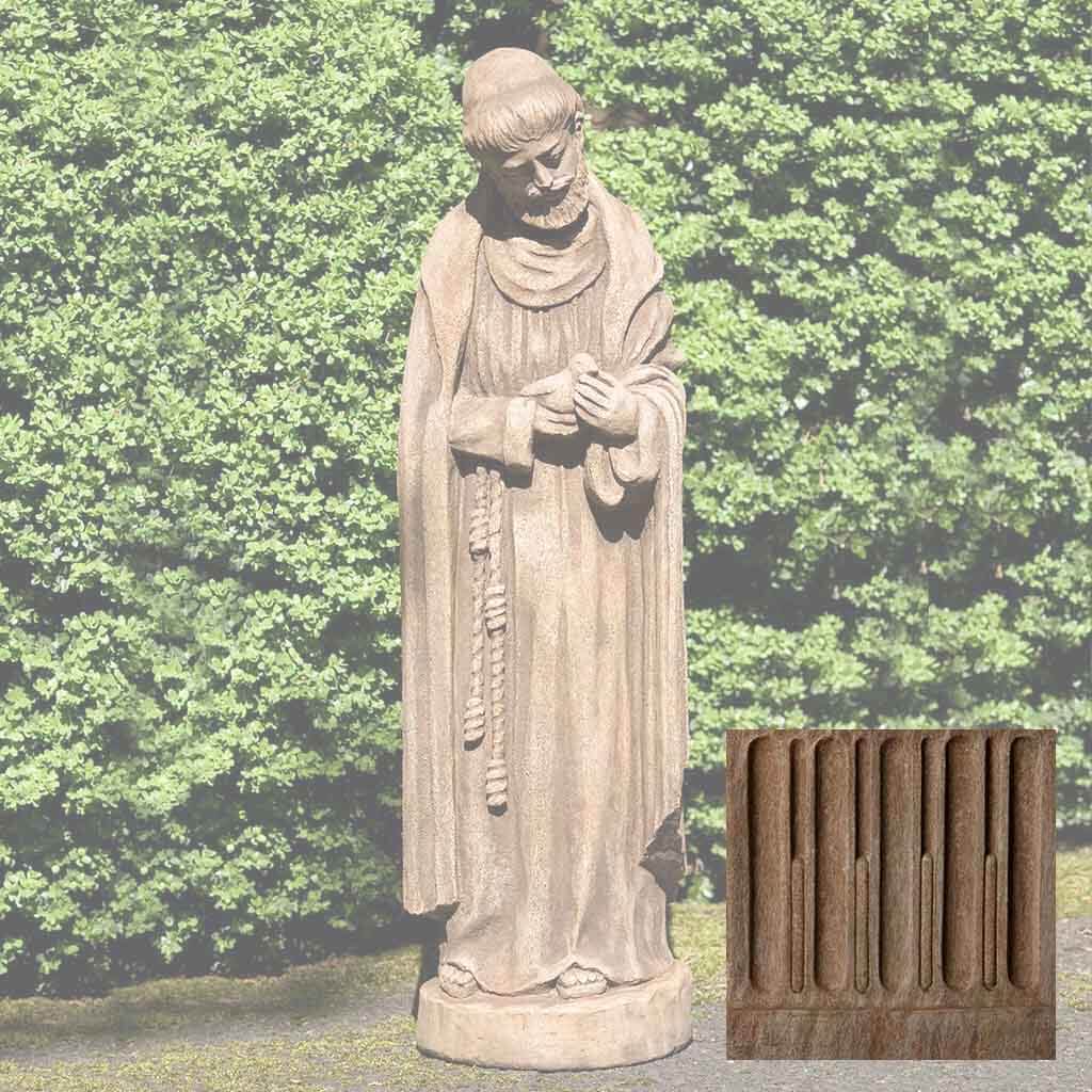 Campania St. Francis w/ Baby Bird Garden Statue - R-101