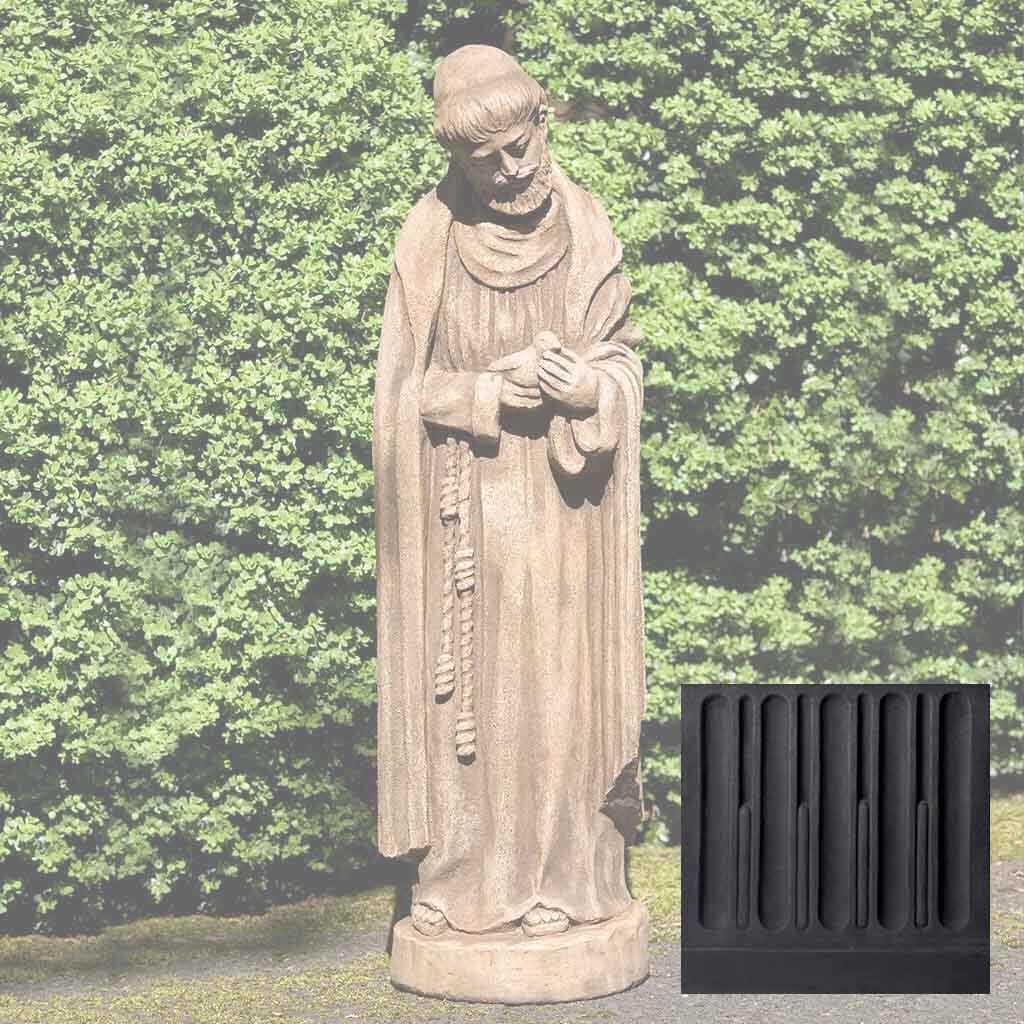 Campania St. Francis w/ Baby Bird Garden Statue - R-101