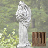 Campania Standing Madonna and Child Garden Statue - R-105