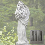 Campania Standing Madonna and Child Garden Statue - R-105