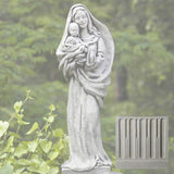 Campania Standing Madonna and Child Garden Statue - R-105