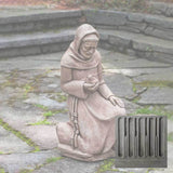 Campania Kneeling St. Francis w/ Bird Garden Statue - R-116