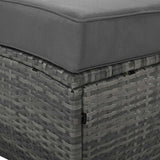 Large Premium Rattan Wicker Circular Patio Sofa Set With Tempered Glass Coffee Table And 6 Pillows
