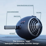 RBS WARP 10 630W 3-Speed Underwater Sea Scooter For Scuba Diving And Snorkeling