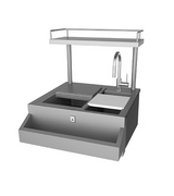 Hestan 30″ Outdoor Refreshment Center with High Shelf - GRCHS30