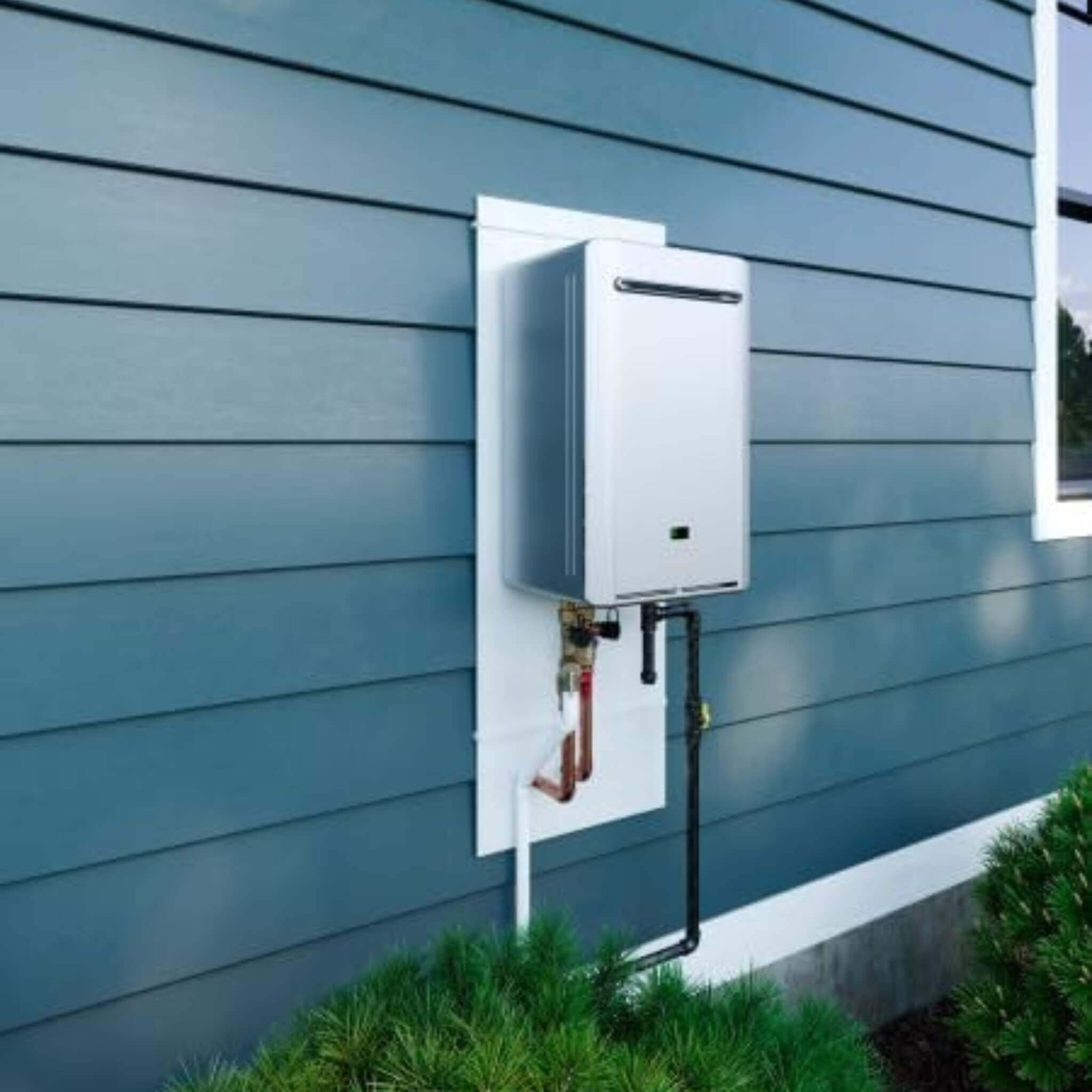 Rinnai 8.5 GPM 180K BTU Residential Outdoor Liquid Propane Tankless Water Heater [351-RE180EP]