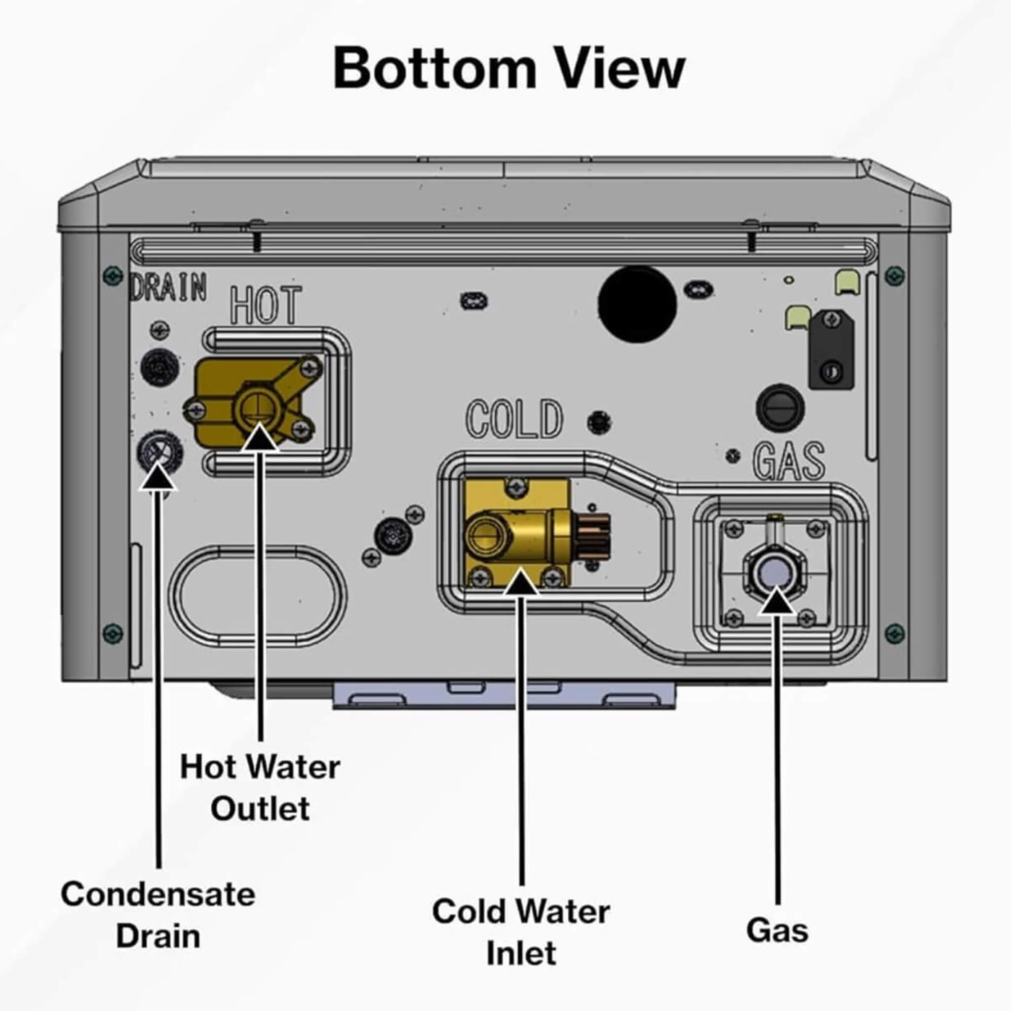 Rinnai Sensei CX 11 GPM Commercial High Efficiency Tankless Water Heater [351-CX199IN]