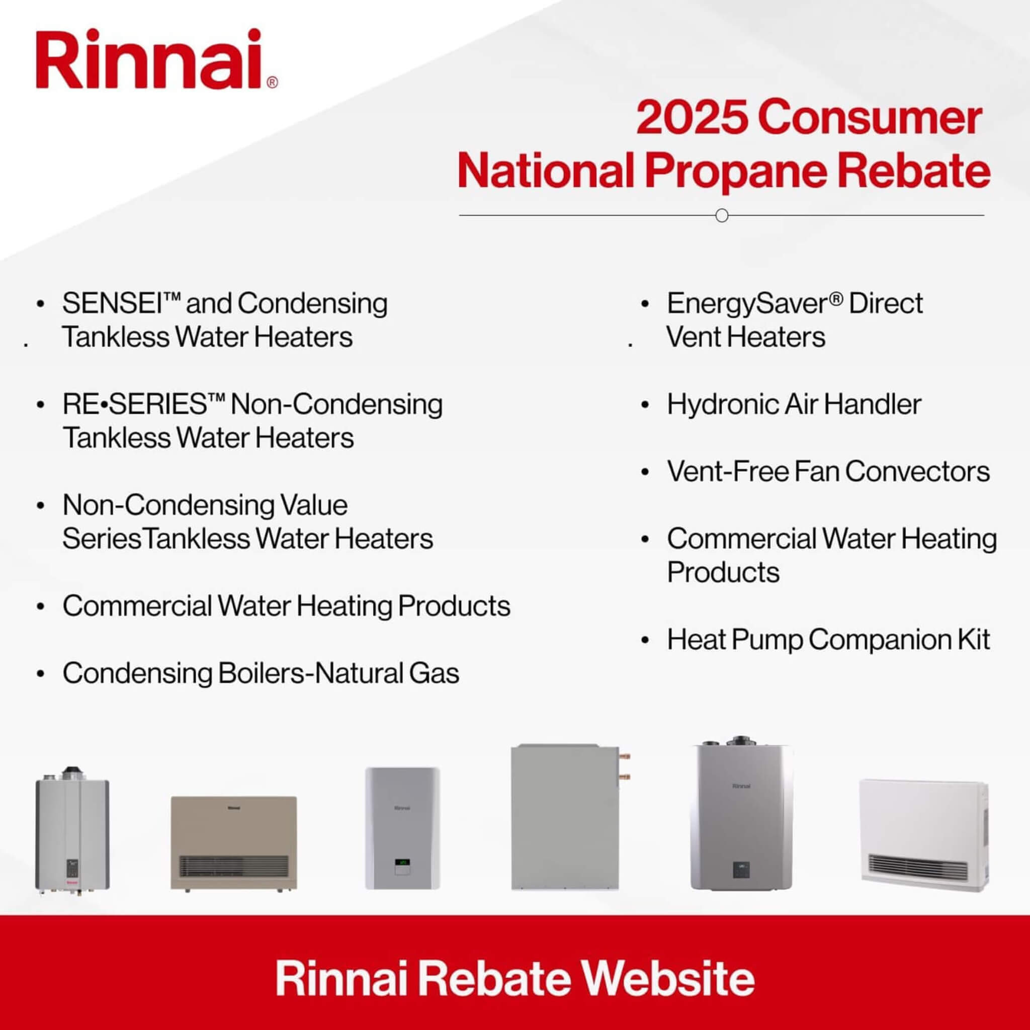 Rinnai Sensei RX130IN 7.1 GPM Condensing Smart Sense Tankless Water Heater [351-RX130IN]