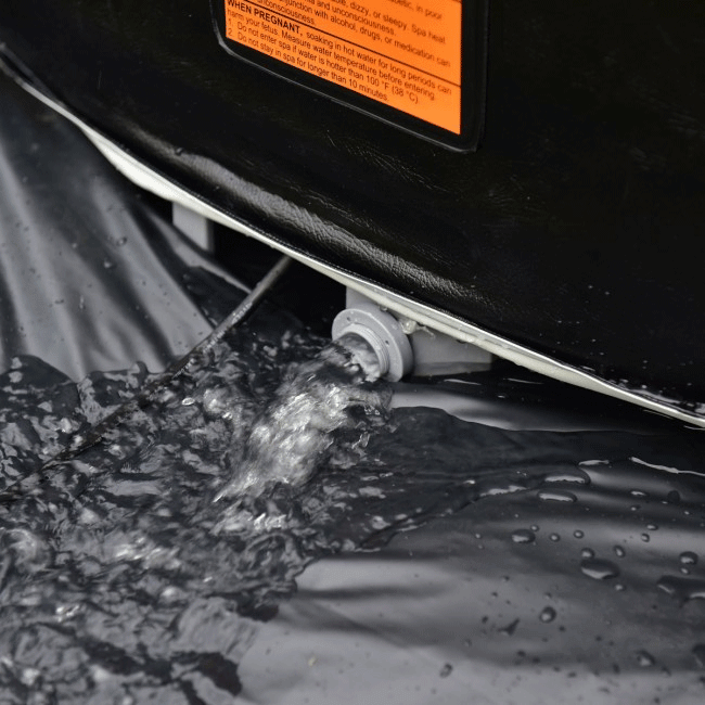 Round Portable Inflatable Blow Up Above Ground Jacuzzi Spa Hot Tub, 71''