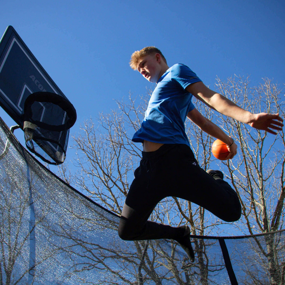 ACON Air Basketball Hoop for Round Trampolines