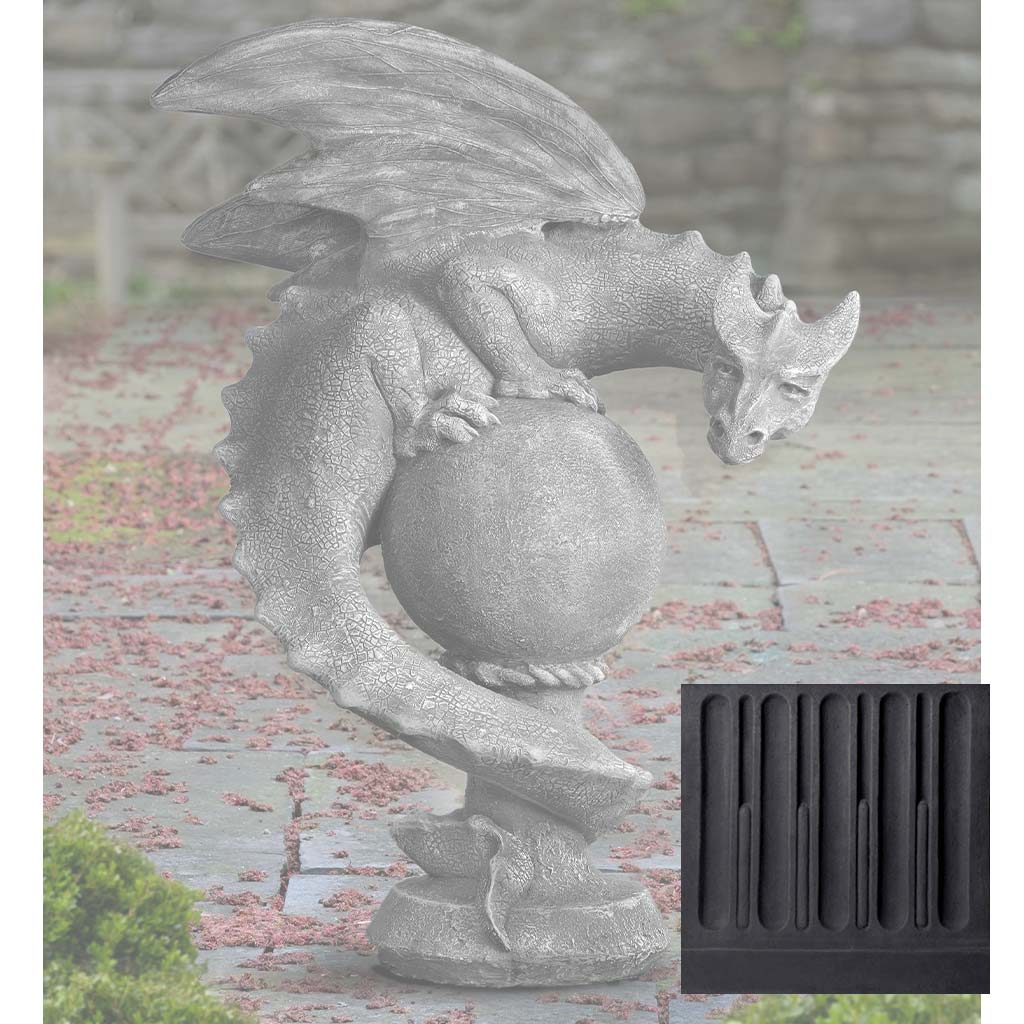 Campania Sentry Dragon Garden Statue - S-538